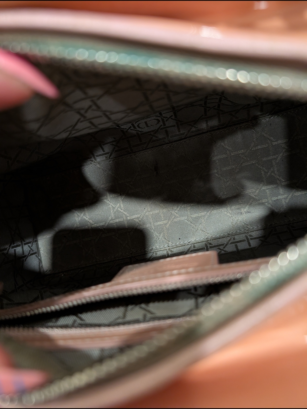 Dior Pink Quilted Lady Dior Top-Handle Satchel - Picture 6 of 10